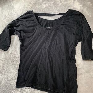 Rue21 black quarter sleeve top
